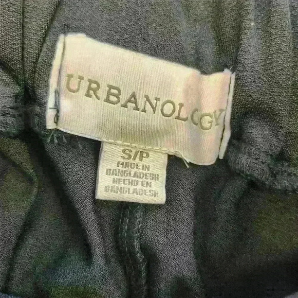 URBANOLOGY BLACK PAPERBAG WIDE LEG PANTS - Picture 4 of 8